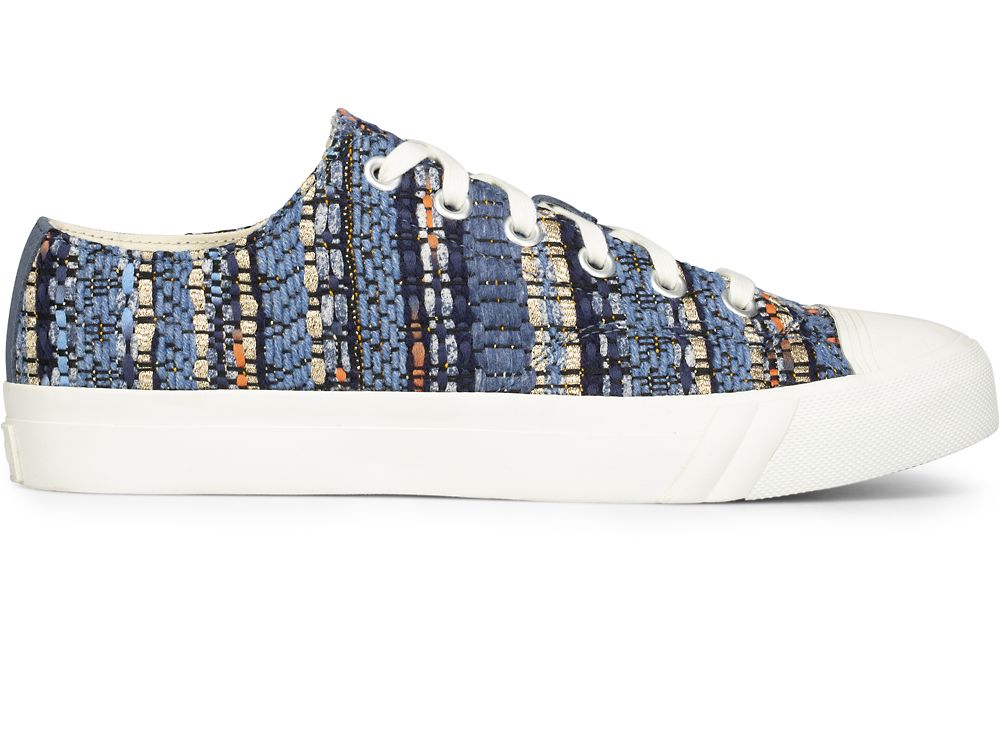 Pánské Tenisky Keds Woven Royal Lo Blankyt | CZ-64630